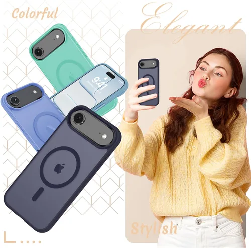 Vista 1705 de Funda para Google Pixel 10 Pro XL, cubierta magnética mate, color negro Fit for MagSafe, Screen Protector included, Shockproof Military Grade