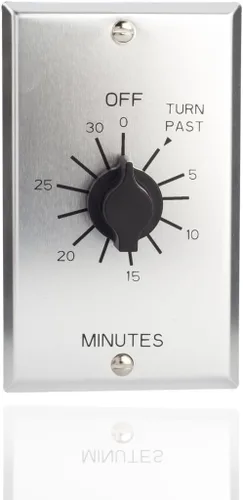 Vista 2 de Apagador de tiempo para pared con interruptor automático Sringwound estilo comercial serie C, 1