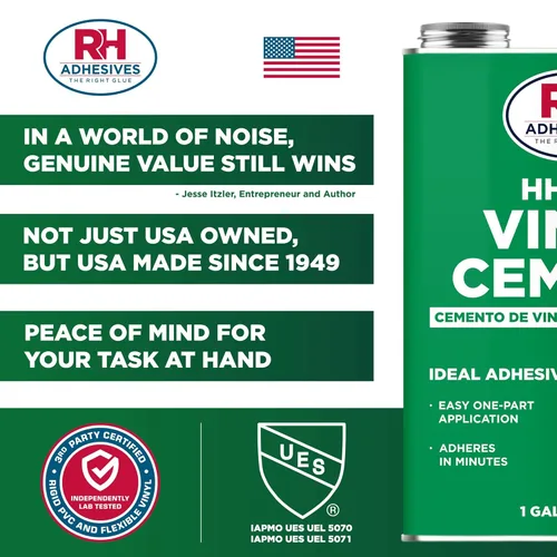 Vista 5 de HH-66 Cemento de Vinilo, 1 Galón - RH Adhesives