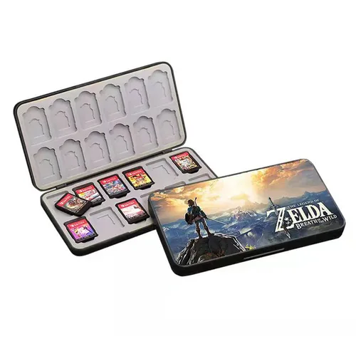 Vista 96 de PERFECTSIGHT Switch Game Case Compatible with Nintendo Switch Game Holder for Switch OLED/ Lite Game Card Case Cartridge with 24 Slots Game Card