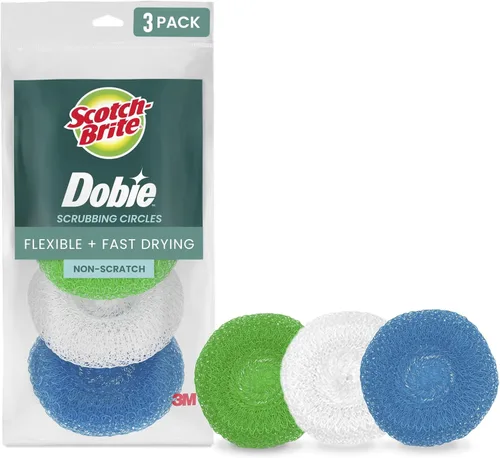 Vista 6 de Scotch-Brite Dobie Scrubber ideal para utensilios de cocina antiadherentes