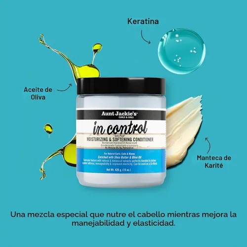 Vista 2 de Aunt Jackie's Curls and Coils - Acondicionador de cabello para rizos naturales