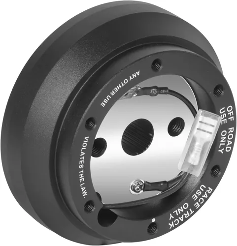 Vista 6 de NRG Innovations NRG-SRK-140H Adaptador de buje corto de liberación rápida para volante estilo carrera, patrón de pernos 6 X 70mm, cuerpo negro