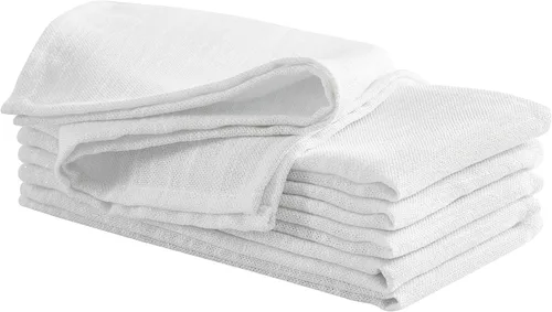 Vista 7 de Laura Ashley Arabesque - Juego de 6 servilletas de tela brillante para cenas formales, vacaciones, bodas o fiestas, juego de 6 servilletas