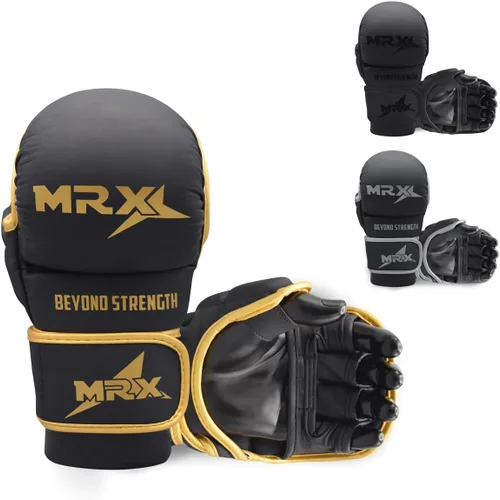 Vista 3 de MRX MMA - Guantes de agarre de protección profesional, 7 onzas, Muay Thai, entrenamiento, kickboxing, boxeo, boxeo, boxeo, boxeo, boxeo, boxeo