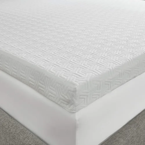 Vista 2 de Sleep Philosophy - Protector de colchón de espuma viscoelástica con gel, apto para todas las estaciones, lujoso e hipoalergénico
