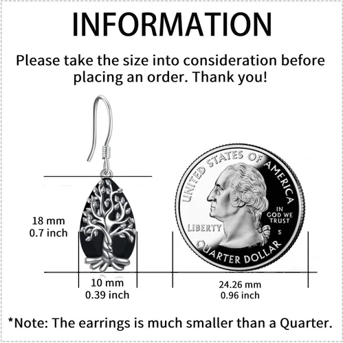 Vista 4 de YFN Aretes de tulipán de piña y margarita de fresa, plata esterlina, aretes colgantes de fruta, joyería de flores para mujeres y niñas