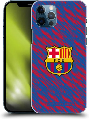 Vista 10 de Head Case Designs Funda rígida con licencia oficial del FC Barcelona Barca Crest y compatible con Apple iPhone 12 / iPhone 12 Pro