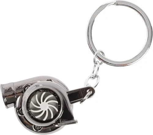 Vista 3 de Zodaca Juego de llaveros de piezas de coche (metal, 6 piezas), plateado