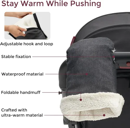 Vista 2 de Momcozy Stroller Gloves Warmmuffs