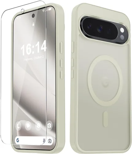 Vista 503 de Funda para Google Pixel 10 Pro XL, cubierta magnética mate, color negro Fit for MagSafe, Screen Protector included, Shockproof Military Grade
