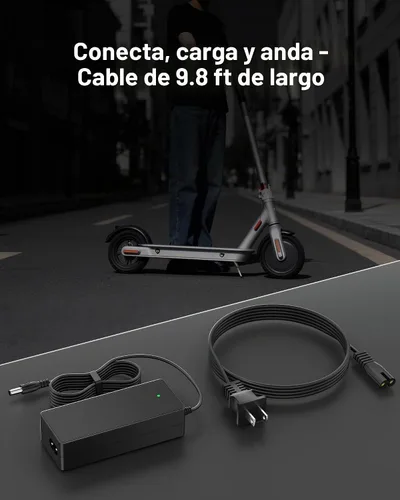 Vista 3 de VHBW Cargador de repuesto de 42 V para 5ª rueda V20 Pro V30 Pro M1 ES09 adaptador de CA DC