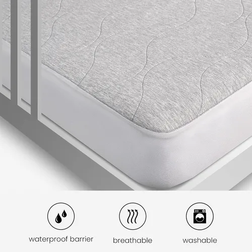Vista 6 de Bedgear Baby Air-X Performance - Protector de colchón para cuna, mayor flujo de aire, transpirable e impermeable, funda acolchada para cama infantil