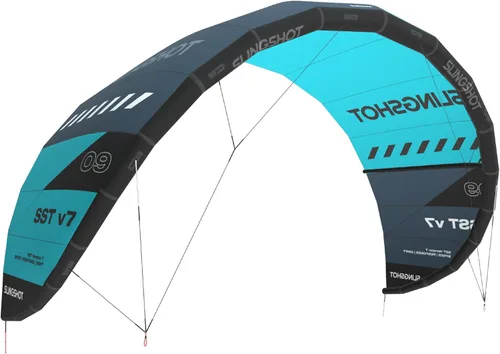 Vista 7 de Cometa de Kiteboard SST V7 Azul