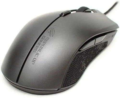 Vista 6 de ASUS Ratón óptico para juegos ROG Strix Evolve con diseño de forma configurable para un agarre ideal