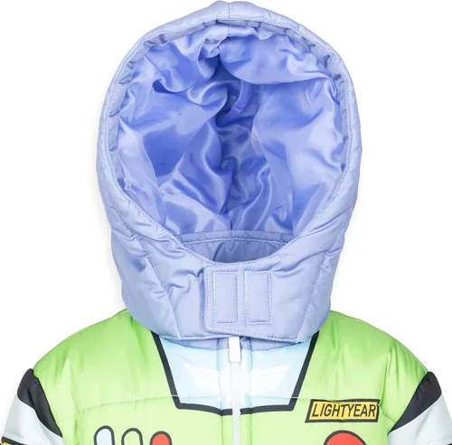 Vista 7 de Disney Pixar Toy Story Buzz Lightyear Zip Up Puffer Jacket Toddler to Little Kid