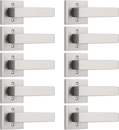 Vista 92 de KNOBWELL - Juego de cerradura con 1 picaporte resistente para puertas de una cara, ideal para puertas interiores reversibles, 0.93 libras