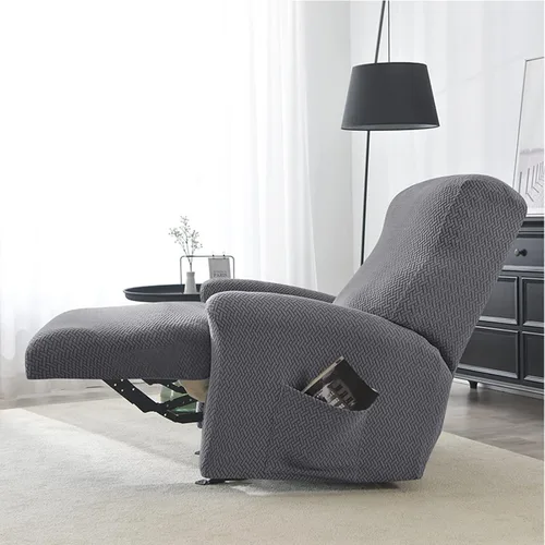 Vista 3 de IMYOGI Fundas de sofá de alta elasticidad para sofá reclinable, funda elástica para sofá individual, 1 pieza, protector de muebles, funda de tela