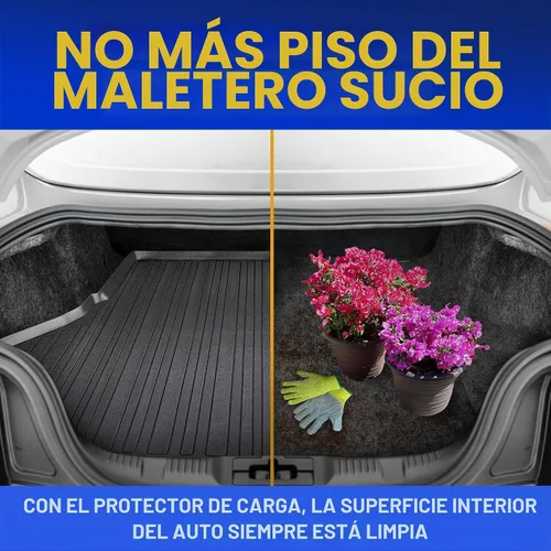 Vista 4 de Forro de carga prémium para Ford Mustang 2015-2023 – 100% de protección, tapete de maletero de automóvil de ajuste personalizado, tapete de carga