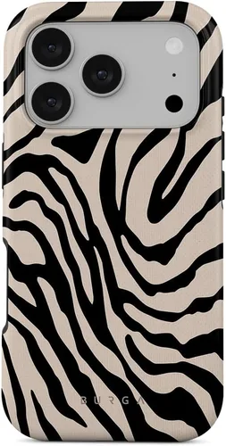 Vista 69 de BURGA - Funda p/teléfono compatible con iPhone 13 Pro, carcasa rígida híbrida de 2 capas + Funda protectora de silicona, almendras latte a lunares