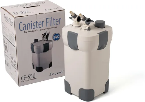 Vista 7 de Jebao Filtro externo para acuario con medios de filtración (ACF-20, 198GPH)
