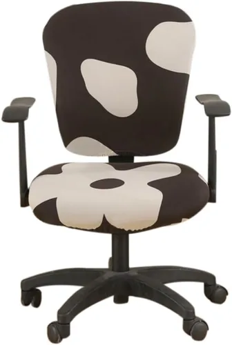 Vista 41 de Jinzio Funda para silla de oficina de computadora, tela protectora dividida y elástica, de poliéster, universal, para escritorio, para silla