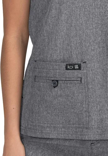Vista 3 de KOI Basics 373 Becca - camisa médica para mujer