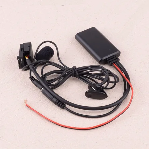 Vista 2 de Audio Bluetooth 5.0 adaptador de cable de alta fidelidad w/h kit de micrófono apto para BMW Z4 E85 E86 X3 E83 Mini Cooper R50 R53