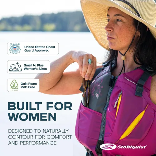 Vista 2 de Stohlquist Escape PFD para mujer Violeta