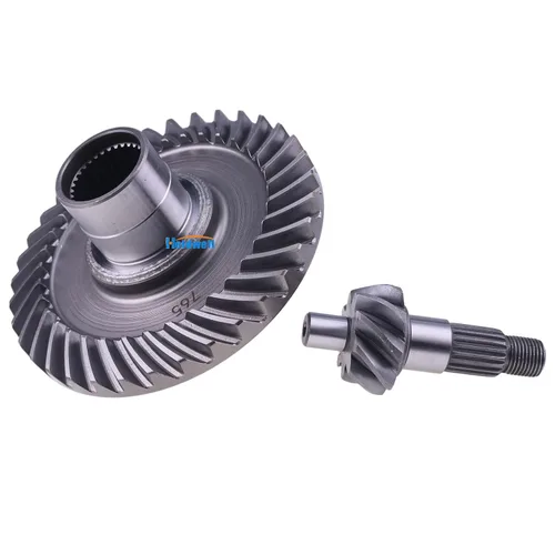 Vista 6 de HOLDWELL Anillo diferencial trasero y piñón engranaje 41310-HM5-A10 41310-HC5-305 41310-HC4-300 compatible con Honda Fourtrax TRX300 2x4 TRX300FW