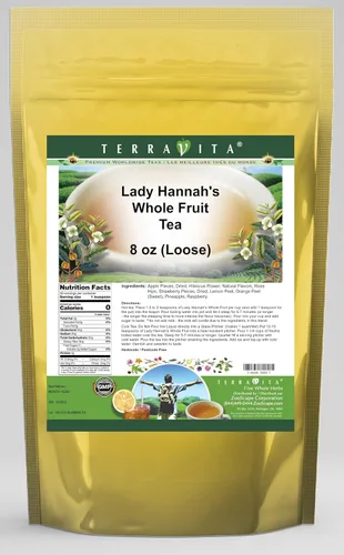Vista 2 de Lady Hannah's Té de frutas enteras (suelto) (8 oz, ZIN: 510433)