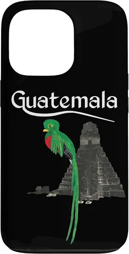 Vista 10 de Guate Quetzal Guatemala Maya Antigua Tikal Coban Volcan Cafe - Carcasa para iPhone 17