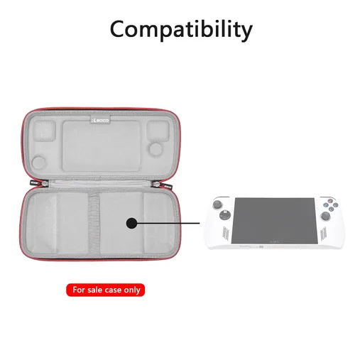 Vista 10 de RLSOCO Hard Case for ASUS ROG Ally 7" 120Hz FHD 1080p Gaming Handheld Grey (Case Only)