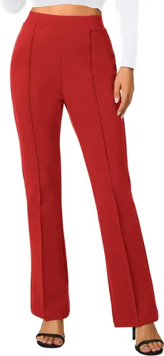 Vista 41 de Urban CoCo Pantalones de trabajo elásticos con corte de bota, pantalones de yoga pequeños para oficina casual