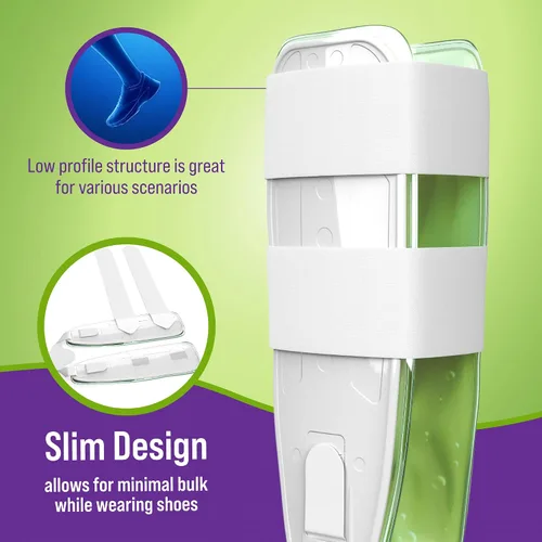 Vista 6 de MARS WELLNESS Estribo de tobillo de gel de aire de alta calidad, estabilizador de tobillo con terapia de aire y gel de frío, talla única