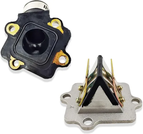 Vista 6 de Junta de válvula de lengüeta colector de admisión para Polaris Predator 50 Predator 90 2003-2006 Sportsman 90 2001-2006 Scrambler 50 Scrambler 90