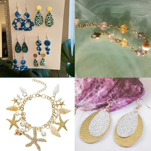 Vista 4 de Anillos de salto al por mayor para la fabricación de joyas Anillos de salto abiertos de latón macizo chapado en oro y plata, Plata Esterlina