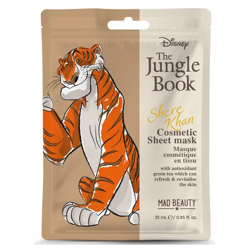 Vista 3 de The Jungle Book - Juego de mascarillas cosméticas de Disney MAD Beauty Aloe vera, trío hidratante hidratante Baloo Hathi Shere Khan Regalo