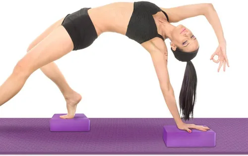 Vista 4 de DreamHigh Yoga Bloque de Ladrillo Espuma Deporte Salud Casa Ejercicio Gimnasio