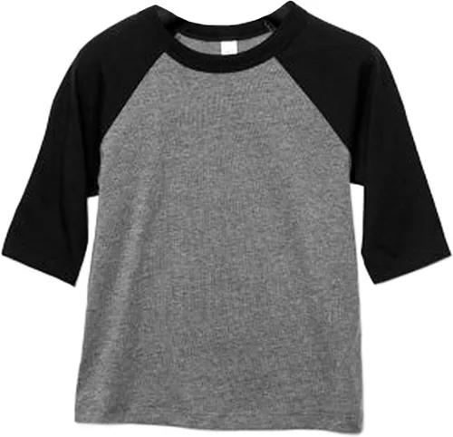 Vista 3 de Bella + Canvas - Camiseta de béisbol de manga 34 (3200Y)