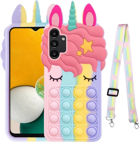 Vista 10 de Nancheng Rainbow - Funda para Samsung Galaxy A05 Galaxy A05-Rainbow
