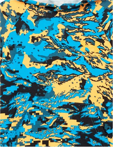 Vista 7 de Under Armour Rival Sudadera para niño ABC camuflada con forro polar y capucha