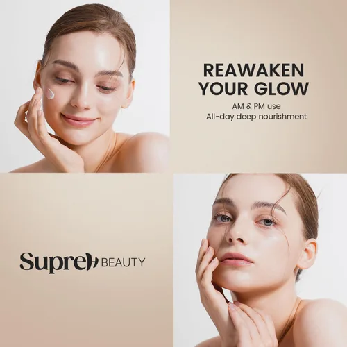 Vista 5 de SupreH Bee Venom Cream Wrinkle Filler: Crema de estiramiento facial instantáneo y crema tensora de ojos con ácido hialurónico niacinamida