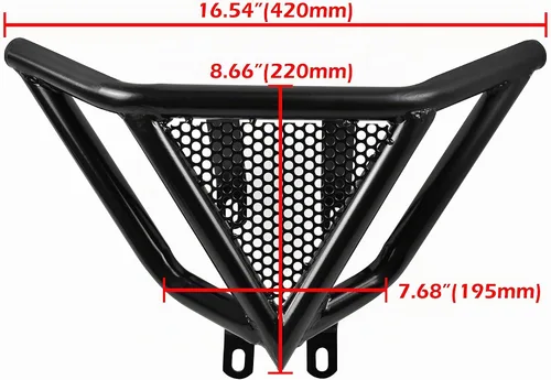 Vista 8 de SAUTVS Protector de parachoques delantero para Yamaha Raptor 700 700R 2006-2026