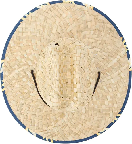 Vista 4 de Quiksilver Sombrero de paja para hombre Outsider Lifeguard de ala ancha para playa