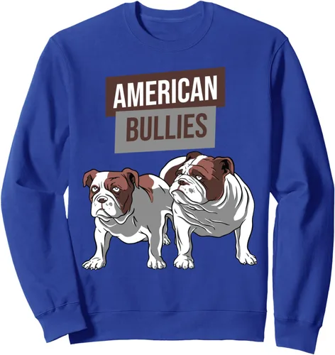 Vista 3 de Linda sudadera de perro con babeo muscular de American Bullies, Negro, S