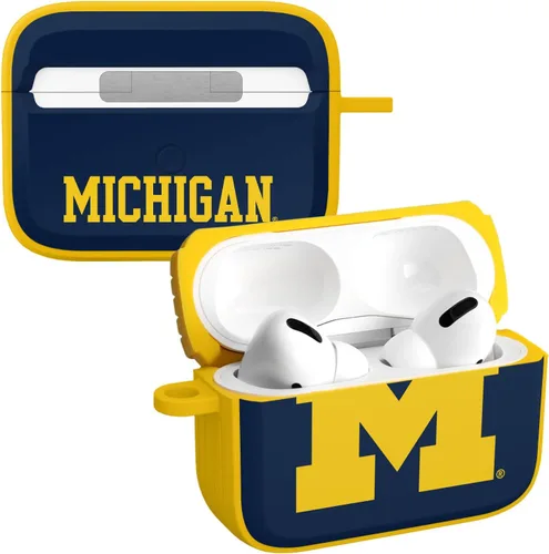 Vista 9 de Michigan Wolverines HDX - Funda compatible con Apple AirPods Gen 1 y 2 (clásico)