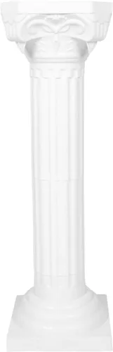 Vista 4 de Columna griega de columna romana estilo corintio, decoración de escultura, soporte para plantas, paisajismo para decoración de bodas en interiores