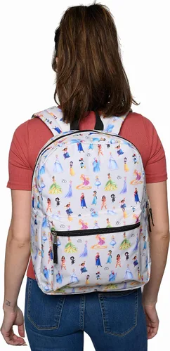 Vista 7 de Disney Mochila para portátil de 16 pulgadas, bolsillo de carga D100, princesa Minnie Mouse AOP