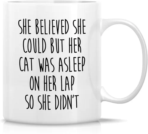 Vista 34 de Retreez - Taza Graciosa Show Me Your Kitties Amantes de Gatos, 325 ml, Tazas de Café de Cerámica, Divertidas, Sarcasmo, Sarcasticas, Regalos